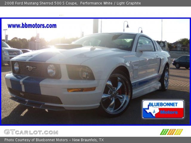 2008 Ford Mustang Sherrod 500 S Coupe in Performance White