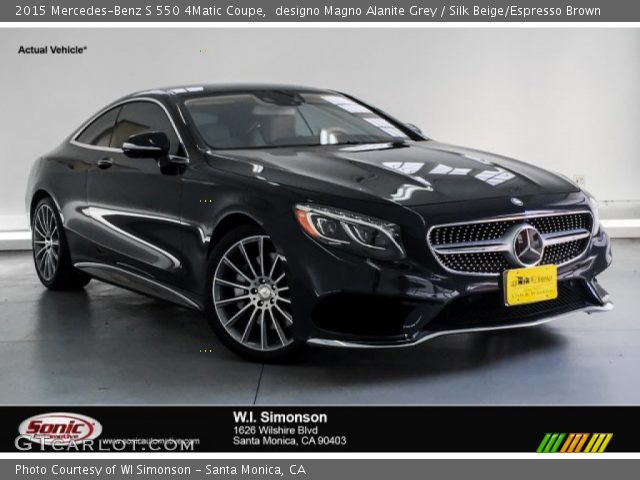 2015 Mercedes-Benz S 550 4Matic Coupe in designo Magno Alanite Grey