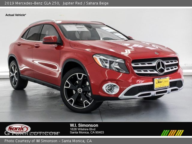 2019 Mercedes-Benz GLA 250 in Jupiter Red