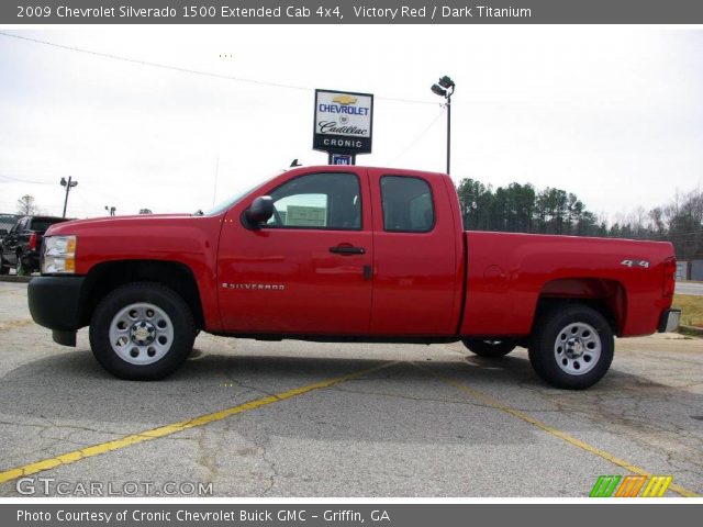 2009 Chevrolet Silverado 1500 Extended Cab 4x4 in Victory Red