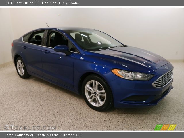 2018 Ford Fusion SE in Lightning Blue