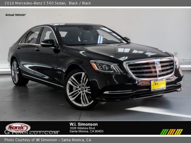 2019 Mercedes-Benz S 560 Sedan in Black