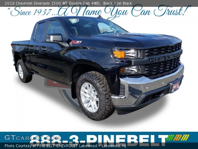 2019 Chevrolet Silverado 1500 WT Double Cab 4WD in Black