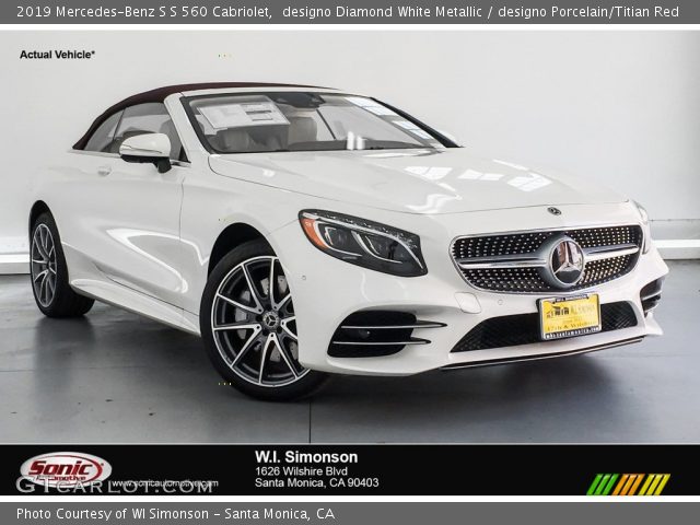 2019 Mercedes-Benz S S 560 Cabriolet in designo Diamond White Metallic