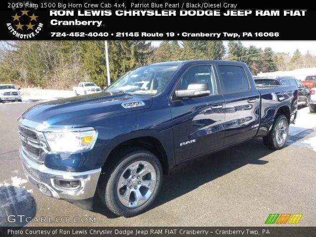 2019 Ram 1500 Big Horn Crew Cab 4x4 in Patriot Blue Pearl