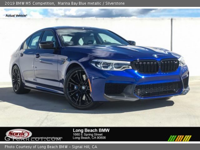 2019 BMW M5 Competition in Marina Bay Blue metallic