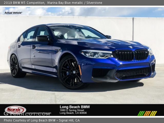 2019 BMW M5 Competition in Marina Bay Blue metallic