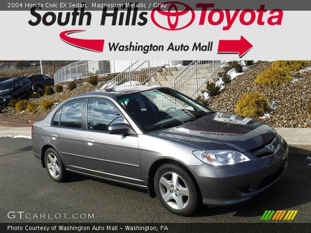 2004 Honda Civic EX Sedan in Magnesium Metallic