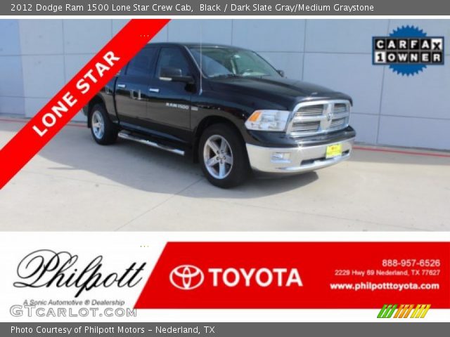 2012 Dodge Ram 1500 Lone Star Crew Cab in Black