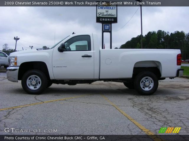 2009 Chevrolet Silverado 2500HD Work Truck Regular Cab in Summit White