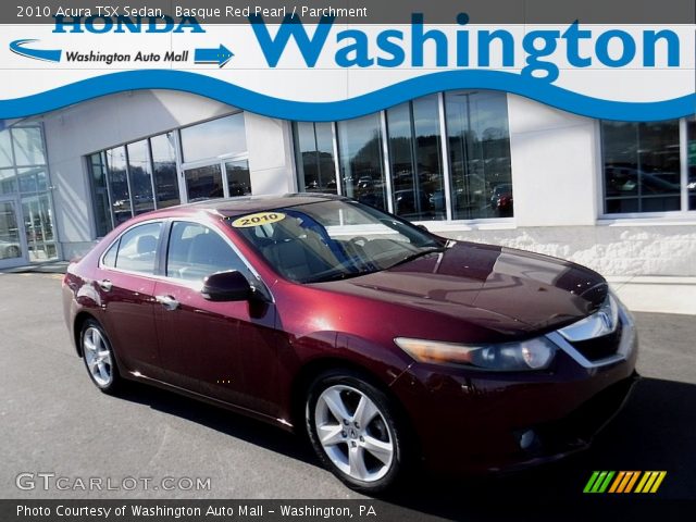 2010 Acura TSX Sedan in Basque Red Pearl