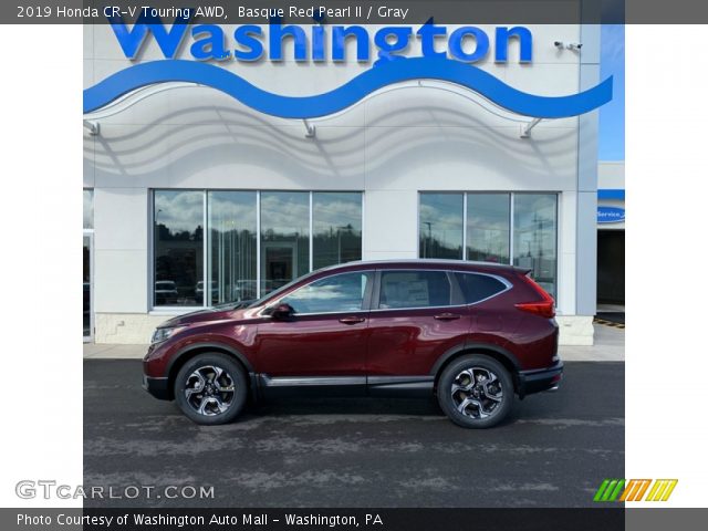 2019 Honda CR-V Touring AWD in Basque Red Pearl II