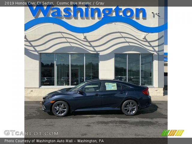 2019 Honda Civic EX Sedan in Cosmic Blue Metallic