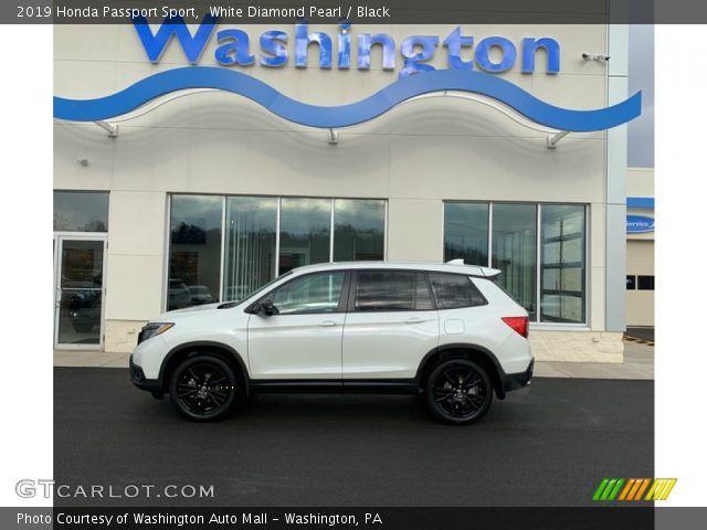 2019 Honda Passport Sport in White Diamond Pearl