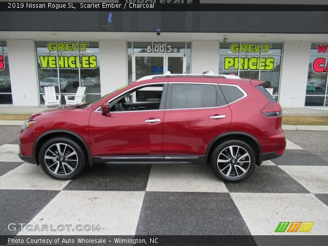 2019 Nissan Rogue SL in Scarlet Ember
