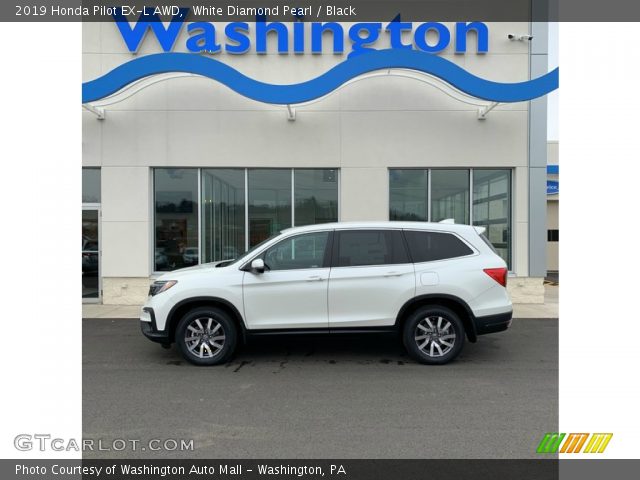 2019 Honda Pilot EX-L AWD in White Diamond Pearl