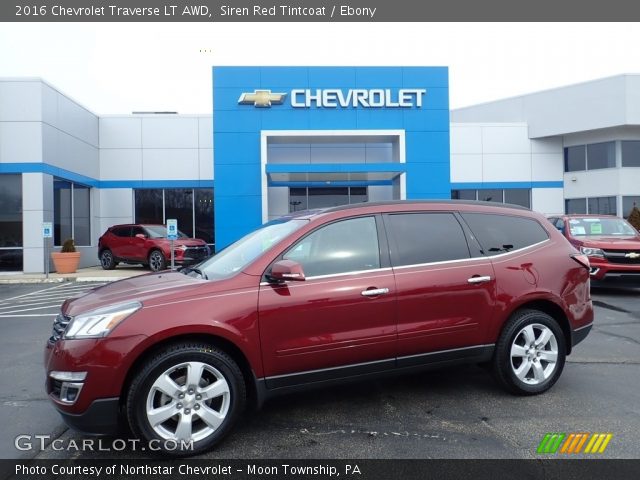 2016 Chevrolet Traverse LT AWD in Siren Red Tintcoat