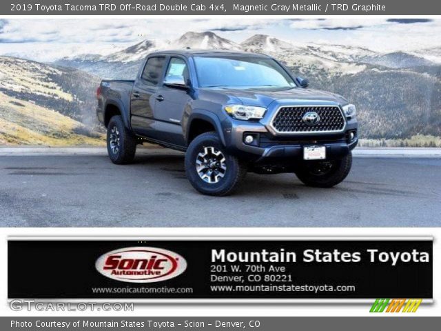 2019 Toyota Tacoma TRD Off-Road Double Cab 4x4 in Magnetic Gray Metallic