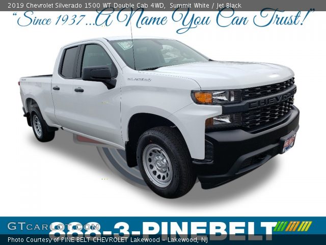 2019 Chevrolet Silverado 1500 WT Double Cab 4WD in Summit White