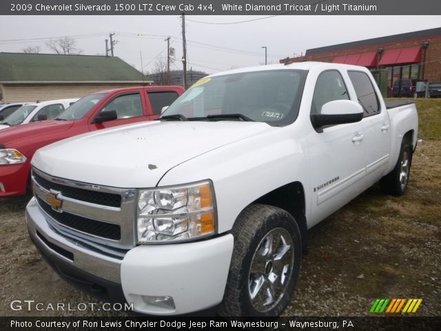 2009 Chevrolet Silverado 1500 LTZ Crew Cab 4x4 in White Diamond Tricoat