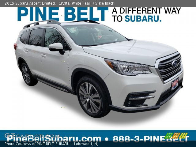 2019 Subaru Ascent Limited in Crystal White Pearl