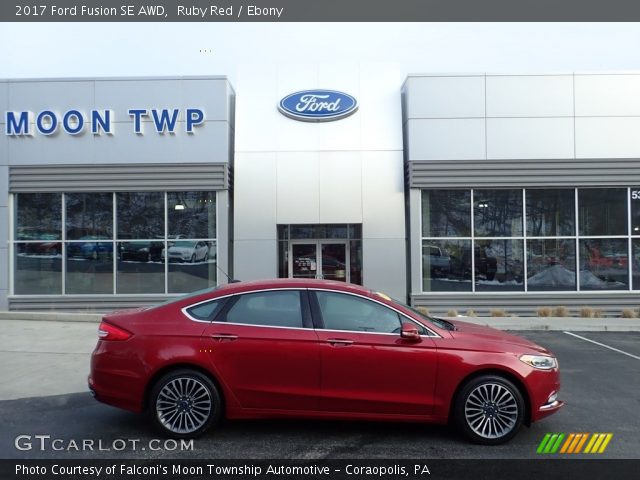 2017 Ford Fusion SE AWD in Ruby Red