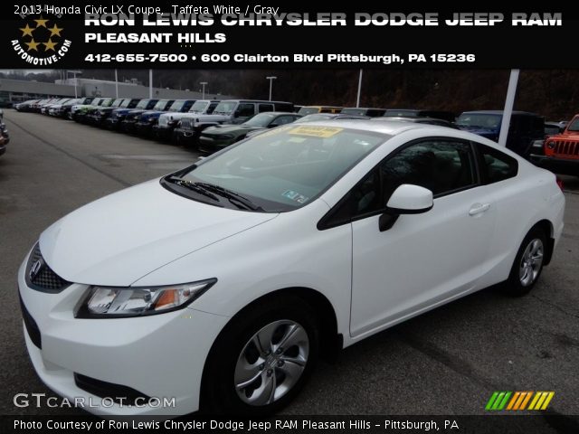 2013 Honda Civic LX Coupe in Taffeta White