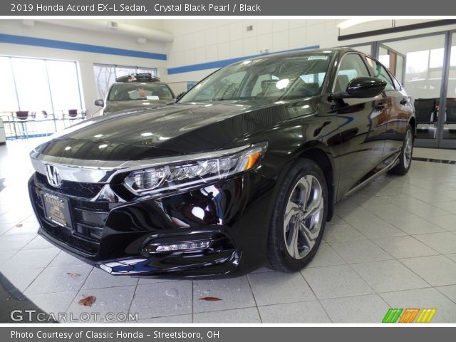 2019 Honda Accord EX-L Sedan in Crystal Black Pearl