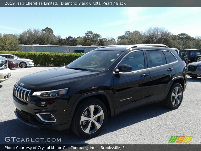 2019 Jeep Cherokee Limited in Diamond Black Crystal Pearl