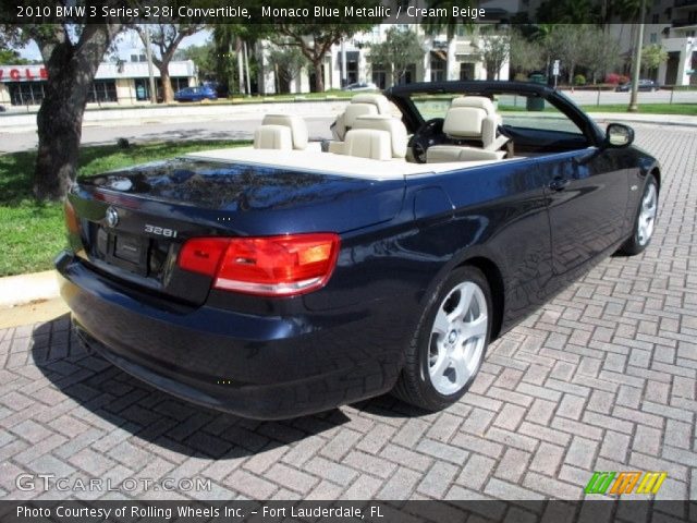 2010 BMW 3 Series 328i Convertible in Monaco Blue Metallic