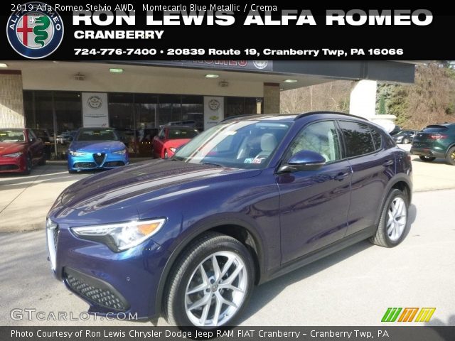 2019 Alfa Romeo Stelvio AWD in Montecarlo Blue Metallic