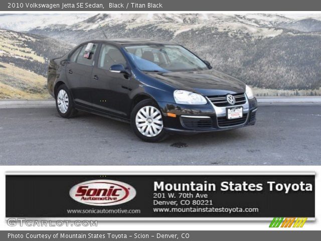 2010 Volkswagen Jetta SE Sedan in Black