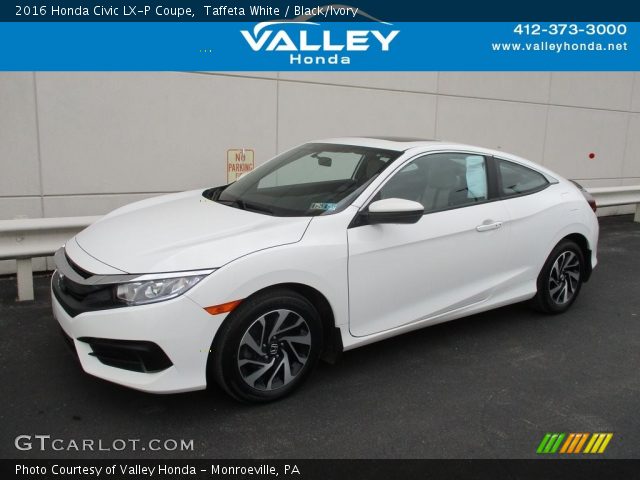 2016 Honda Civic LX-P Coupe in Taffeta White