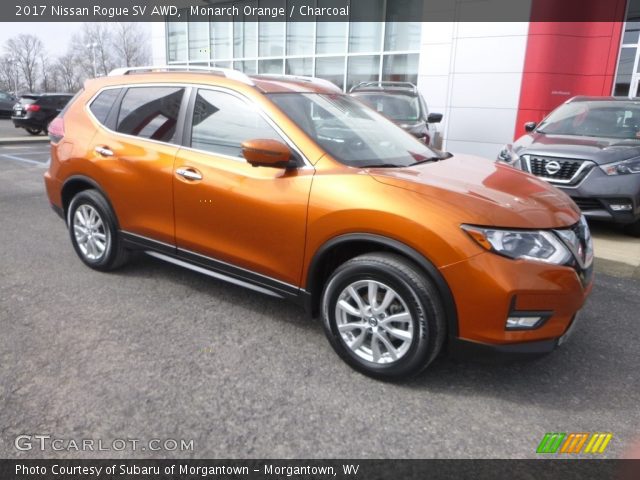 2017 Nissan Rogue SV AWD in Monarch Orange
