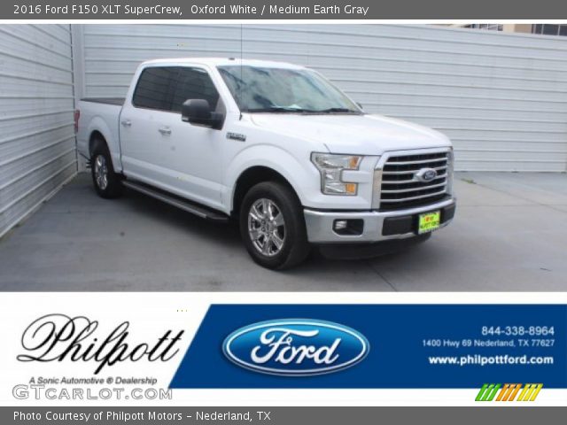 2016 Ford F150 XLT SuperCrew in Oxford White