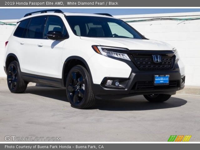 2019 Honda Passport Elite AWD in White Diamond Pearl