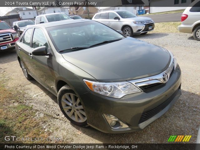 2014 Toyota Camry XLE V6 in Cypress Pearl