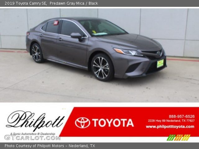 2019 Toyota Camry SE in Predawn Gray Mica