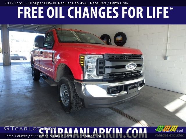 2019 Ford F250 Super Duty XL Regular Cab 4x4 in Race Red