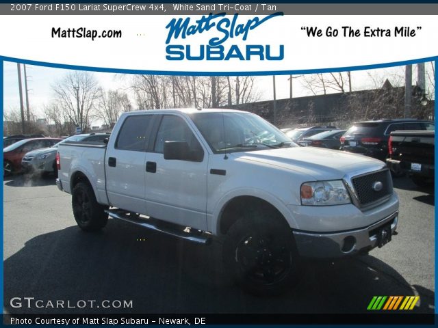 2007 Ford F150 Lariat SuperCrew 4x4 in White Sand Tri-Coat