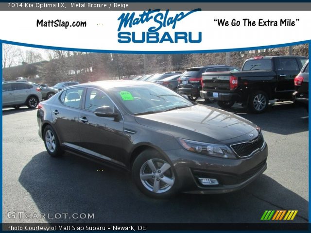 2014 Kia Optima LX in Metal Bronze