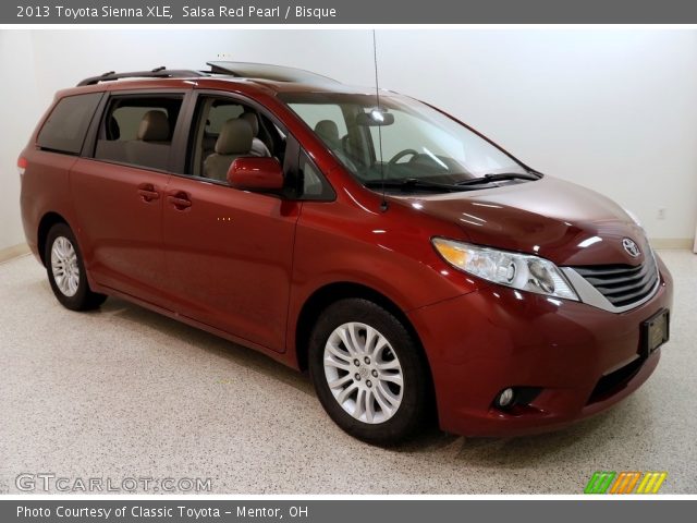 2013 Toyota Sienna XLE in Salsa Red Pearl