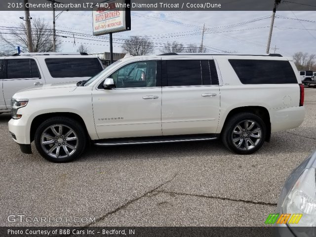 2015 Chevrolet Suburban LTZ 4WD in White Diamond Tricoat