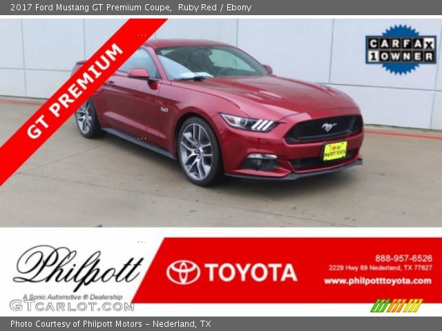 2017 Ford Mustang GT Premium Coupe in Ruby Red