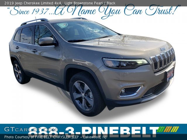 2019 Jeep Cherokee Limited 4x4 in Light Brownstone Pearl