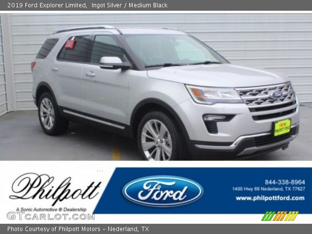 2019 Ford Explorer Limited in Ingot Silver