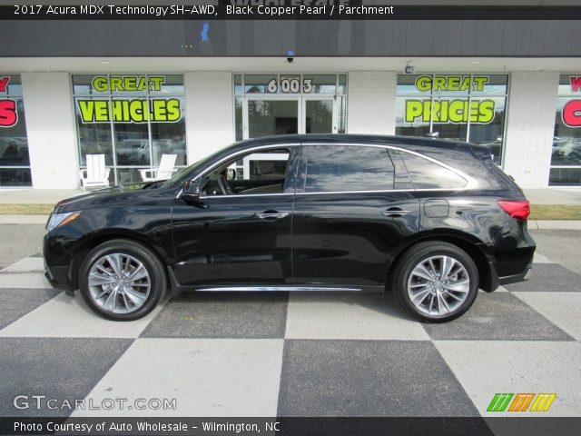 2017 Acura MDX Technology SH-AWD in Black Copper Pearl