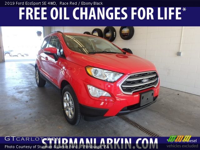 2019 Ford EcoSport SE 4WD in Race Red