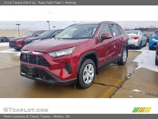 2019 Toyota RAV4 LE in Ruby Flare Pearl