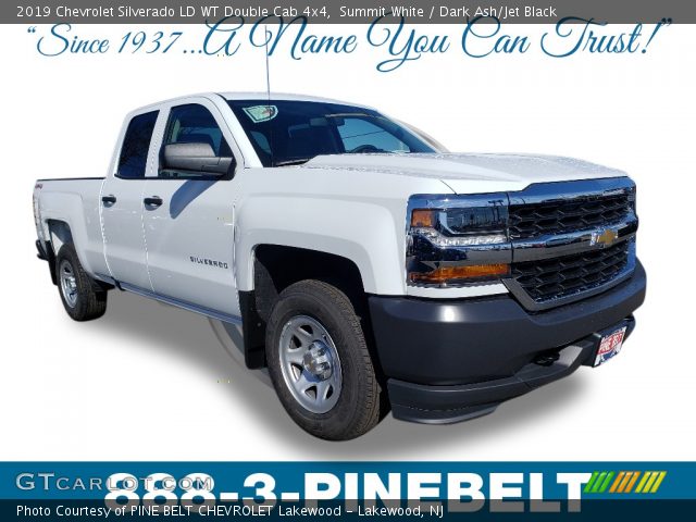 2019 Chevrolet Silverado LD WT Double Cab 4x4 in Summit White